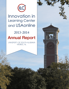 Innovation in USAonline Annual Report Learning Center