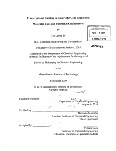 Transcriptional Bursting in Eukaryotic Gene  Regulation: