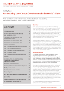 Accelerating Low-Carbon Development in the World’s Cities