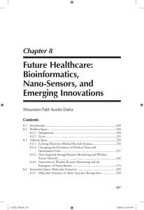 Future Healthcare: Bioinformatics, Nano-Sensors, and Emerging Innovations