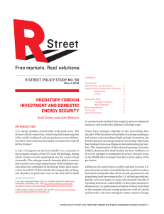 R STREET POLICY STUDY NO. 58 March 2016
