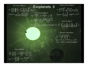 Exoplanets. II