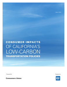 LOW-CARBON OF CALIFORNIA’S