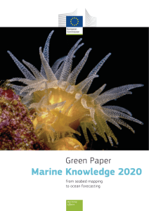 Marine Knowledge 2020 Green Paper from seabed mapping to ocean forecasting