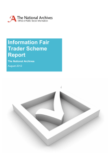 Information Fair Trader Scheme Report The National Archives