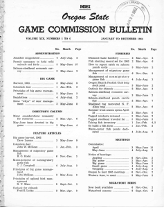 ate State GAME COMMISSION BULLETIN fog