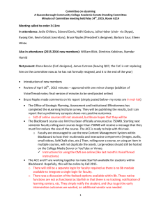 Committee on eLearning A Queensborough Community College Academic Senate Standing Committee Minutes of Committee meeting held May 14