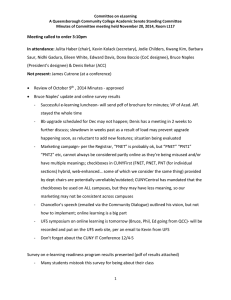 Committee on eLearning A Queensborough Community College Academic Senate Standing Committee Minutes of Committee meeting held November 20, 2014, Room L117 