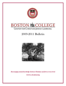 2009-2011 Bulletin www.bc.edu/cjlearning