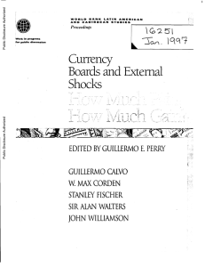 Currency Shocks Boards and External E. PERRY