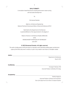 DAYLIT DENSITY A simulation-based framework towards performance-aware zoning and real estate development by