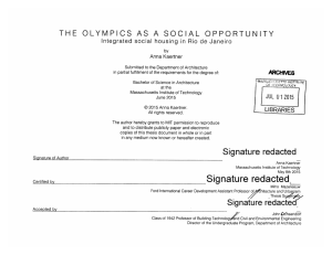 THE  OLYMPICS  AS  A  SOCIAL ...