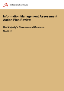 Information Management Assessment Action Plan Review  Her Majesty’s Revenue and Customs