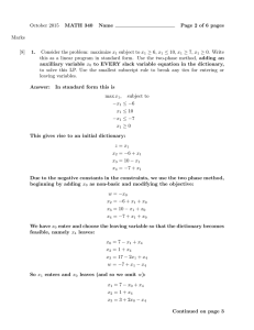 October 2015 MATH 340 Name Page 2 of 6 pages
