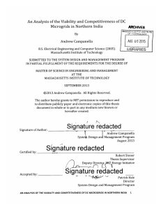 DC Microgrids  in  Northern  India LIBRARIES