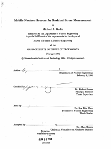 Mobile  Neutron  Sources  for  Residual ... Michael A.  Godin