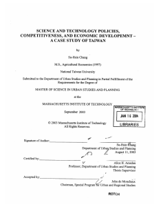 SCIENCE  AND  TECHNOLOGY  POLICIES,