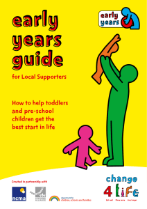 early years guide s