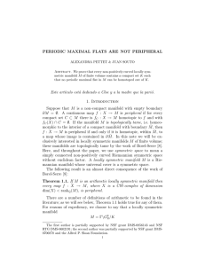 PERIODIC MAXIMAL FLATS ARE NOT PERIPHERAL