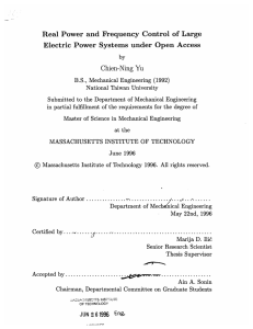 Real  Power  and  Frequency  Control ... Electric  Power  Systems  under  Open ... Chien-Ning  Yu