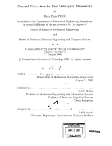 Control  Primitives  for  Fast  Helicopter ... Bans  Eren  PERK