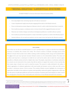 “BEING DIGITAL” LIFESTYLE SYSTEMS