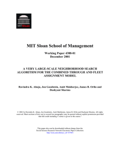 Sloan School of Management MIT