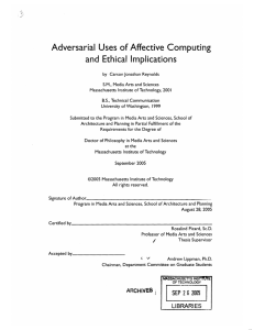 Adversarial  Uses  of Affective Computing