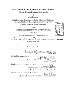 Threat Perception and the  Media