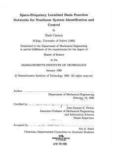 Networks for Nonlinear System  Identification and Control