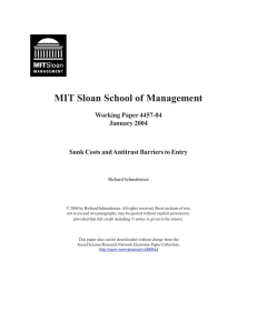 MIT Sloan School of Management Working Paper 4457-04 January 2004