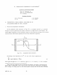IV. SOLID-STATE  MICROWAVE  ELECTRONICS*,