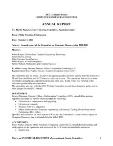 ANNUAL REPORT