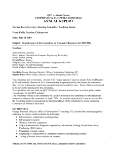 ANNUAL REPORT