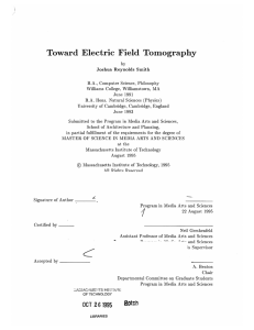 Toward  Electric  Field  Tomography