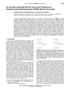 An Unrestricted Algorithm for Accurate Prediction of