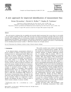 A new approach for improved identification of measurement bias Sriram Devanathan