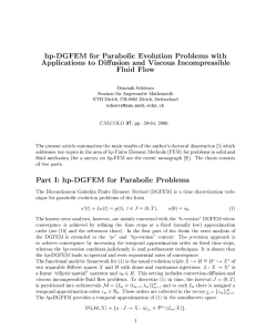 hp-DGFEM for Parabolic Evolution Problems with Fluid Flow