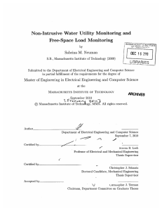 Non-Intrusive  Water Utility  Monitoring  and DEC 2010