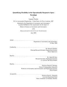 Quantifying Flexibility in the Operationally Responsive Space Paradigm Lauren Viscito