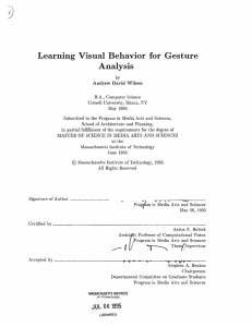 Learning  Visual  Behavior  for  Gesture Analysis