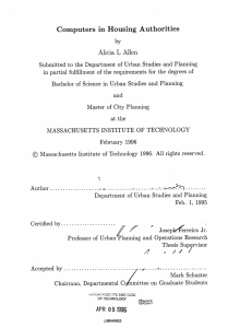 Alicia  L Allen Computers  in  Housing  Authorities