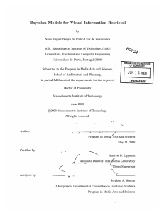 Bayesian  Models  for  Visual  Information ...