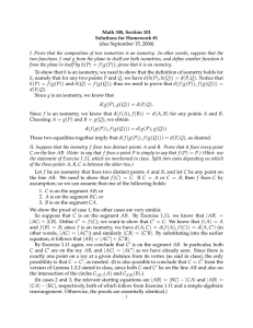 Math 308, Section 101 Solutions for Homework #1 (due September 15, 2004)