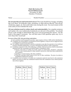 Math 308, Section 101 Second Midterm Exam November 10, 2004