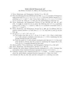 Math 432/537 Homework #5