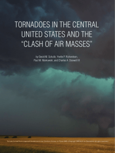 TORNADOES IN THE CENTRAL UNITED STATES AND THE “CLASH OF AIR MASSES”