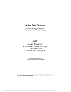 ABr Alpha Delta Chapter Westchester Community College