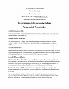 Queensborough Community College The City of New York