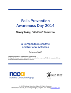 Falls Prevention Awareness Day 2014 A Compendium of State